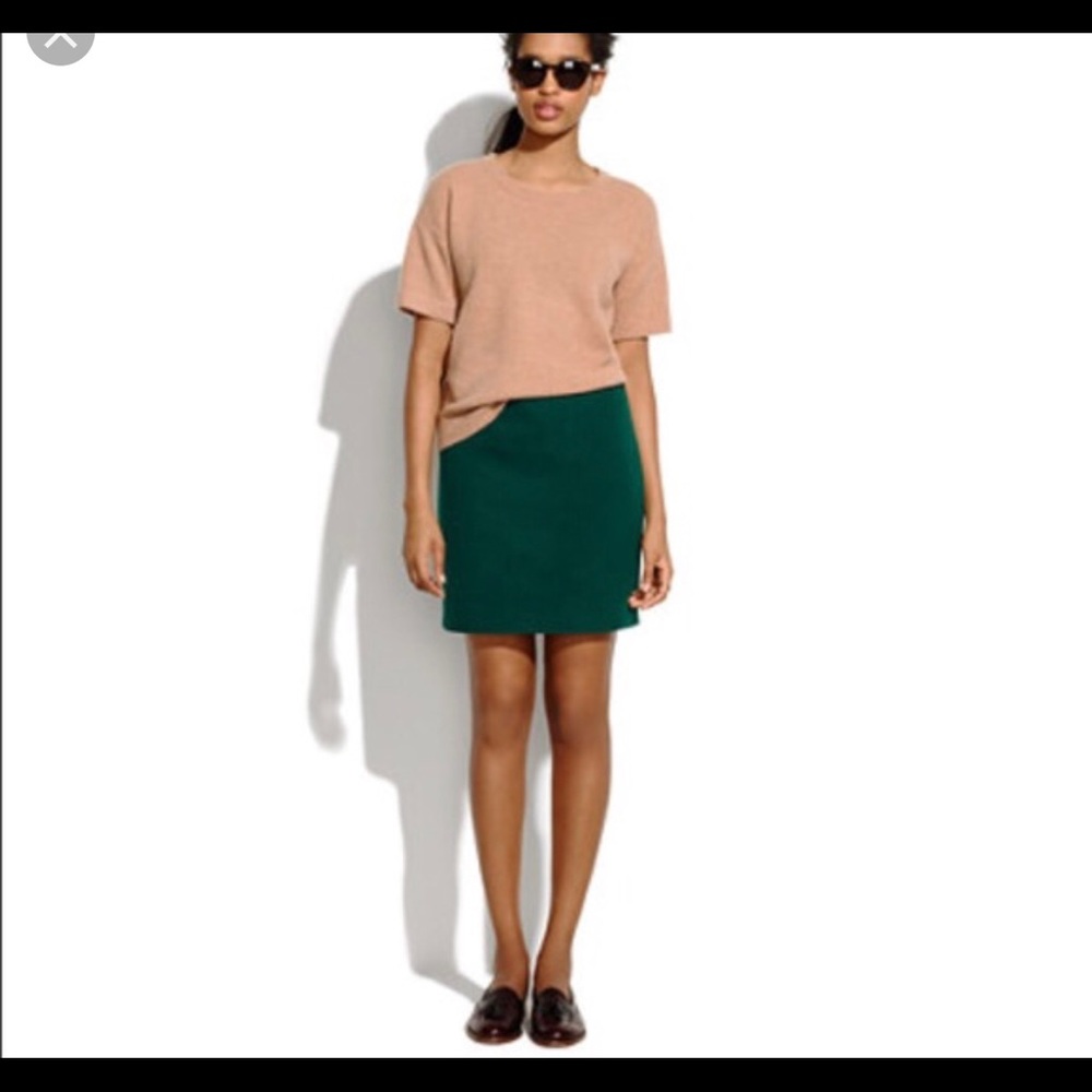 Madewell wool mini skirt